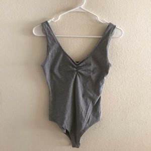 Forever 21 grey bodysuit! Worn once!